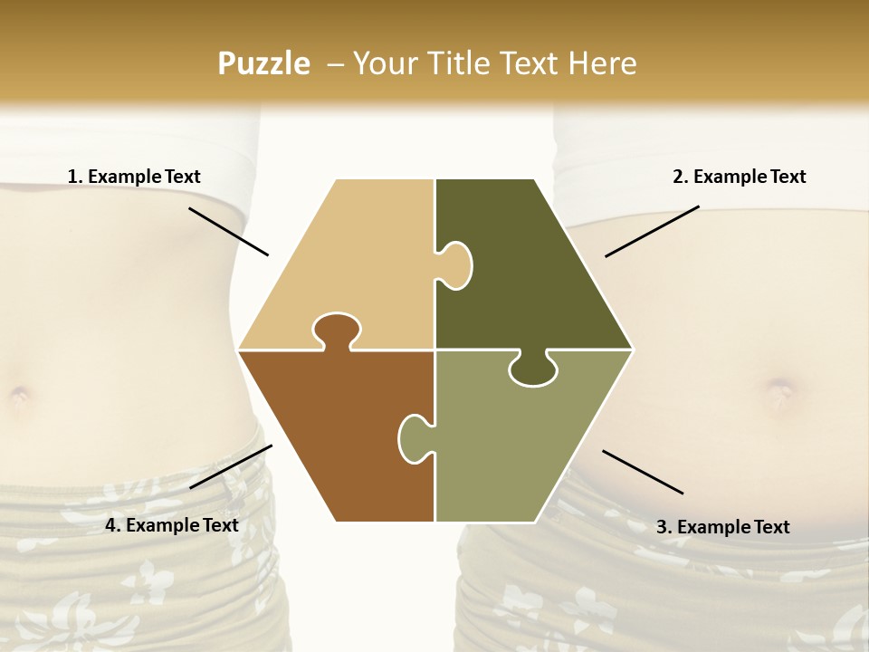 Stomach Thick Losing PowerPoint Template