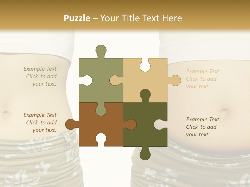 Stomach Thick Losing PowerPoint Template