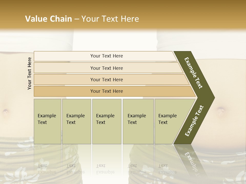 Stomach Thick Losing PowerPoint Template