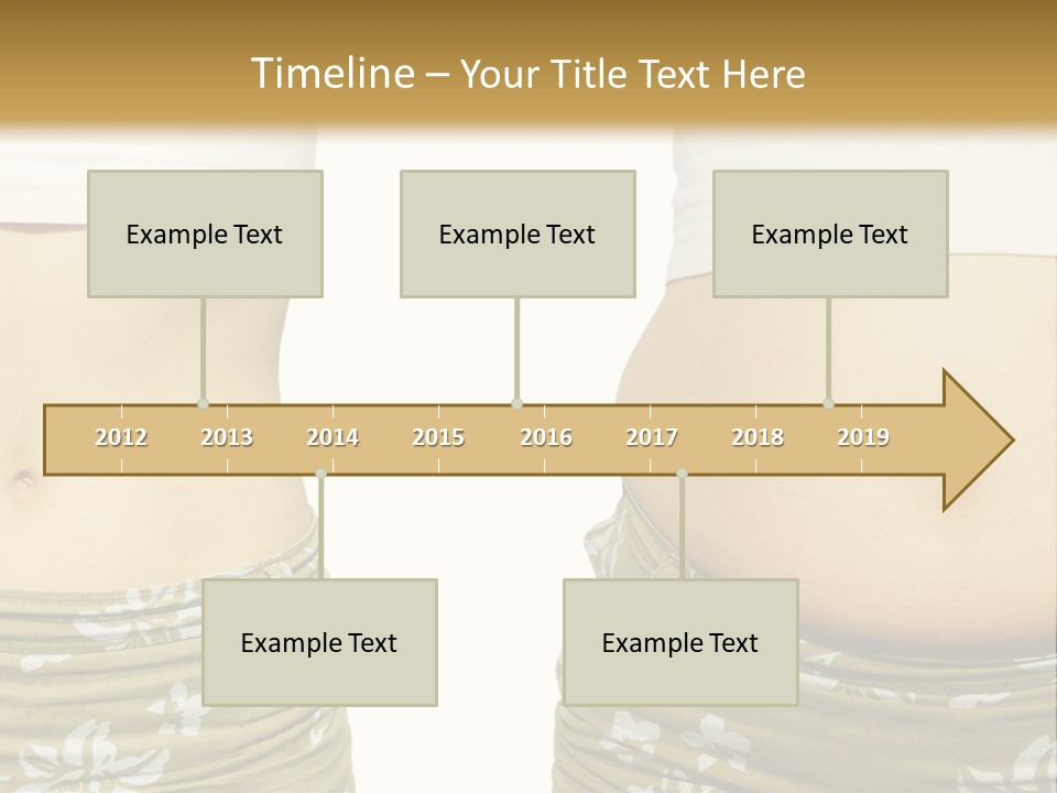 Stomach Thick Losing PowerPoint Template