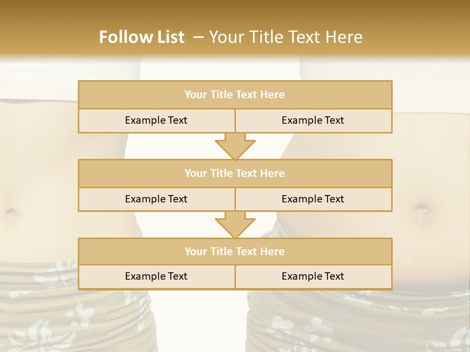 Stomach Thick Losing PowerPoint Template