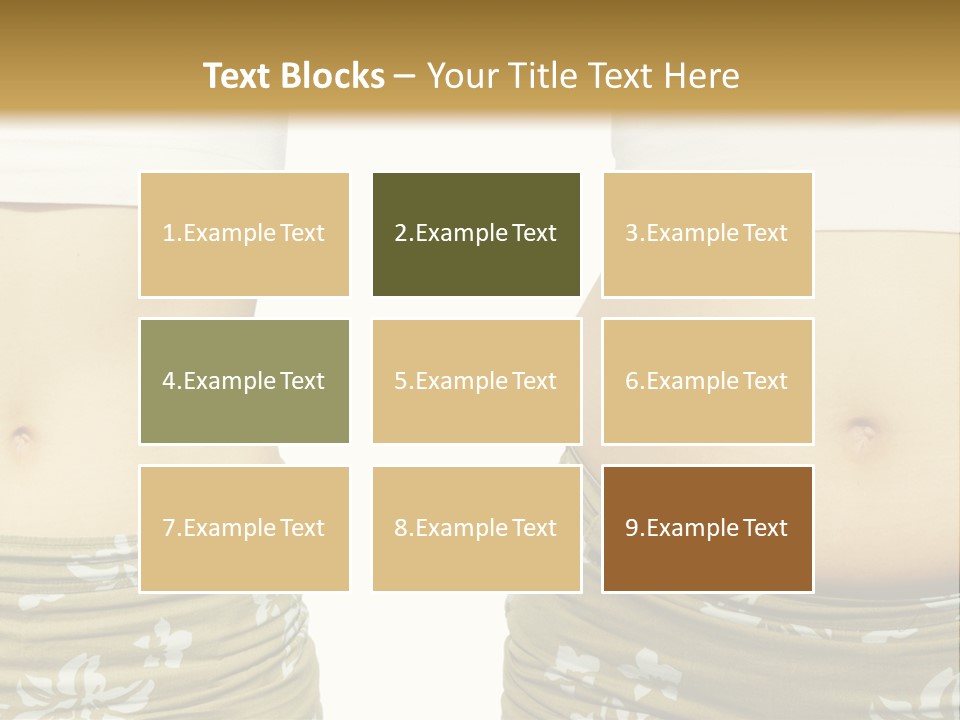 Stomach Thick Losing PowerPoint Template