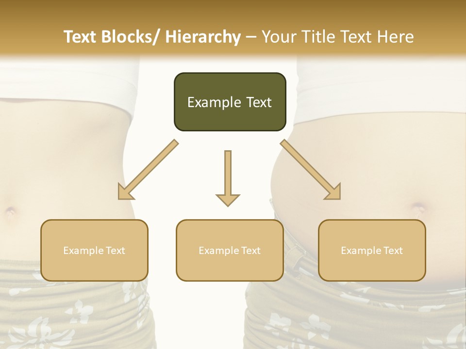 Stomach Thick Losing PowerPoint Template