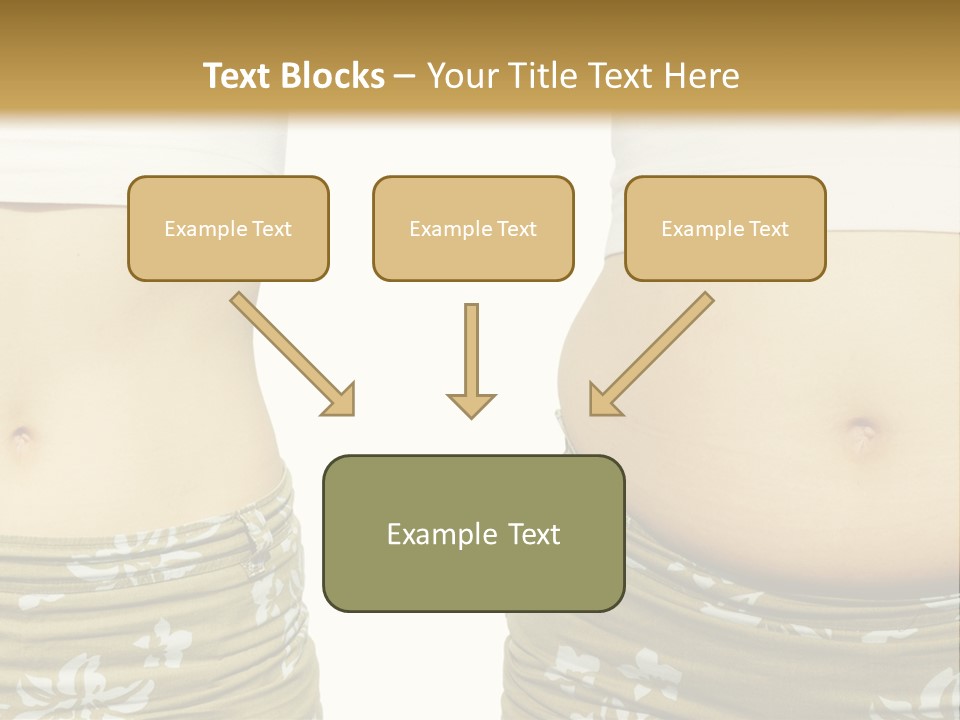 Stomach Thick Losing PowerPoint Template