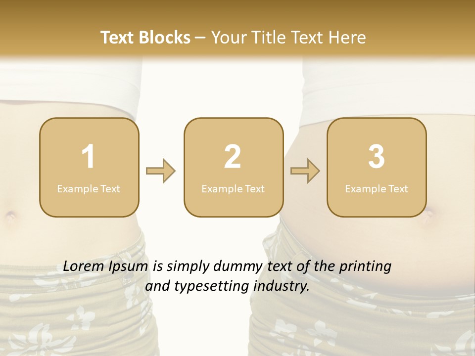 Stomach Thick Losing PowerPoint Template