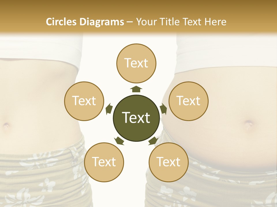 Stomach Thick Losing PowerPoint Template