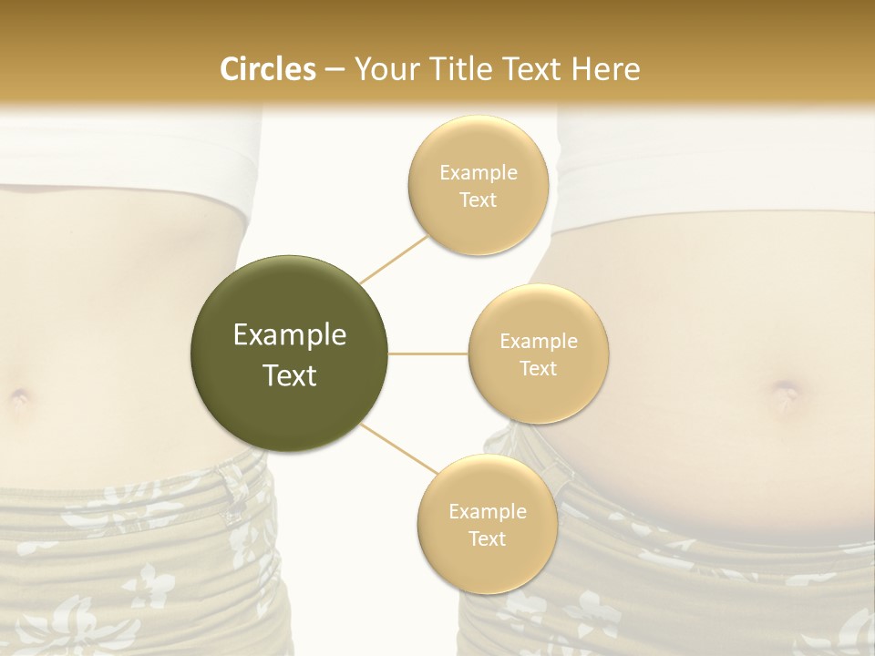 Stomach Thick Losing PowerPoint Template