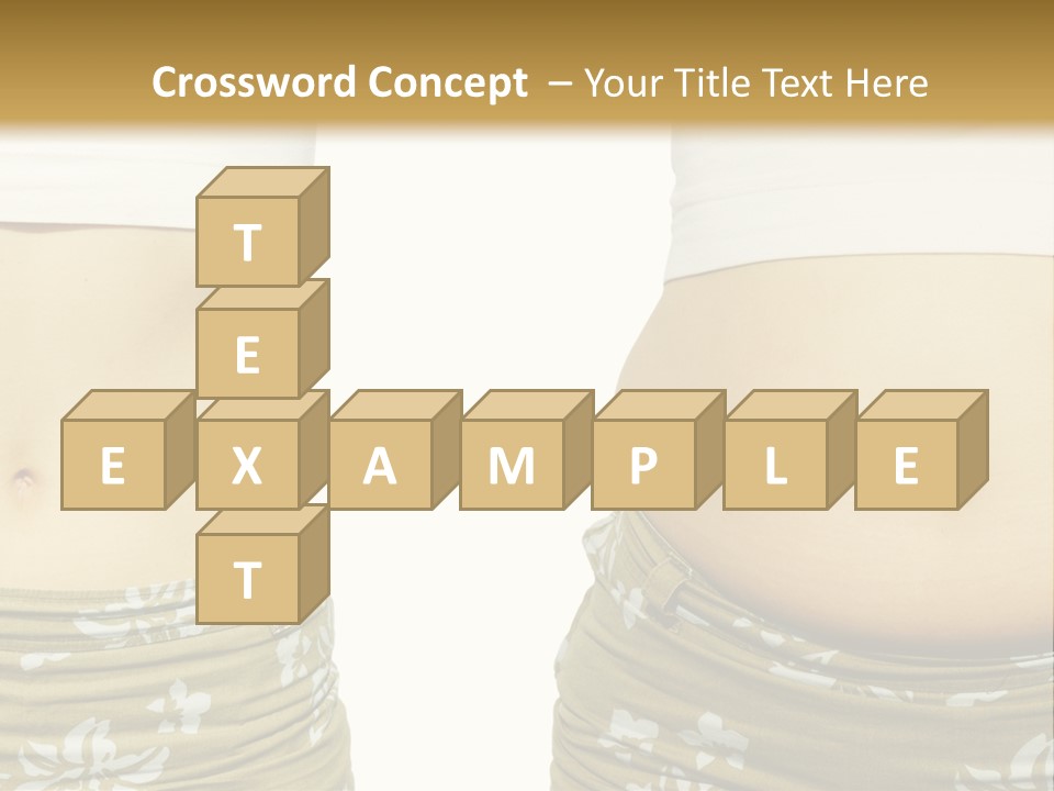 Stomach Thick Losing PowerPoint Template