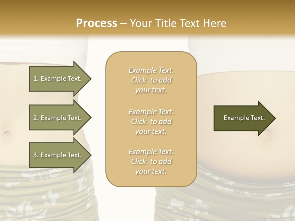 Stomach Thick Losing PowerPoint Template