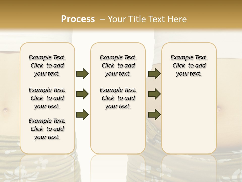 Stomach Thick Losing PowerPoint Template