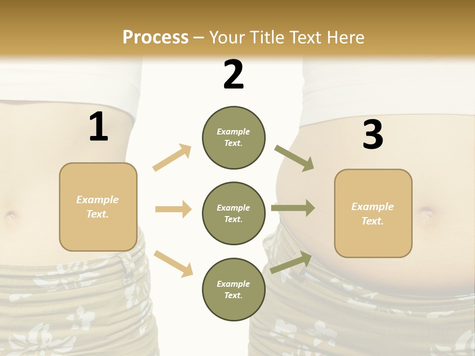 Stomach Thick Losing PowerPoint Template