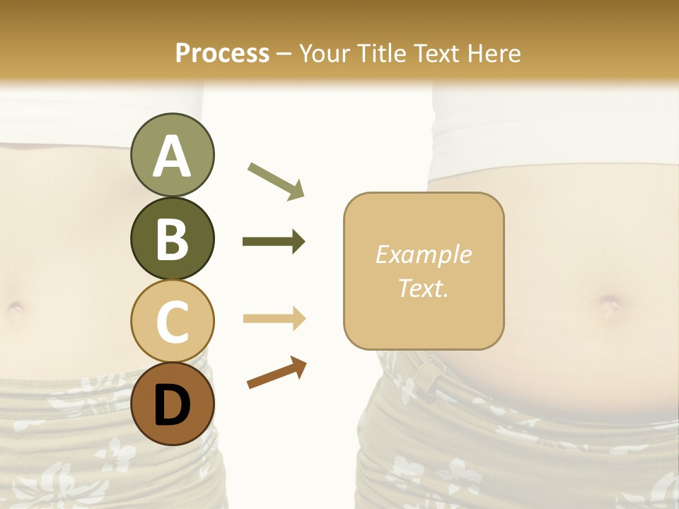 Stomach Thick Losing PowerPoint Template