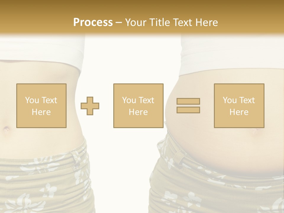 Stomach Thick Losing PowerPoint Template