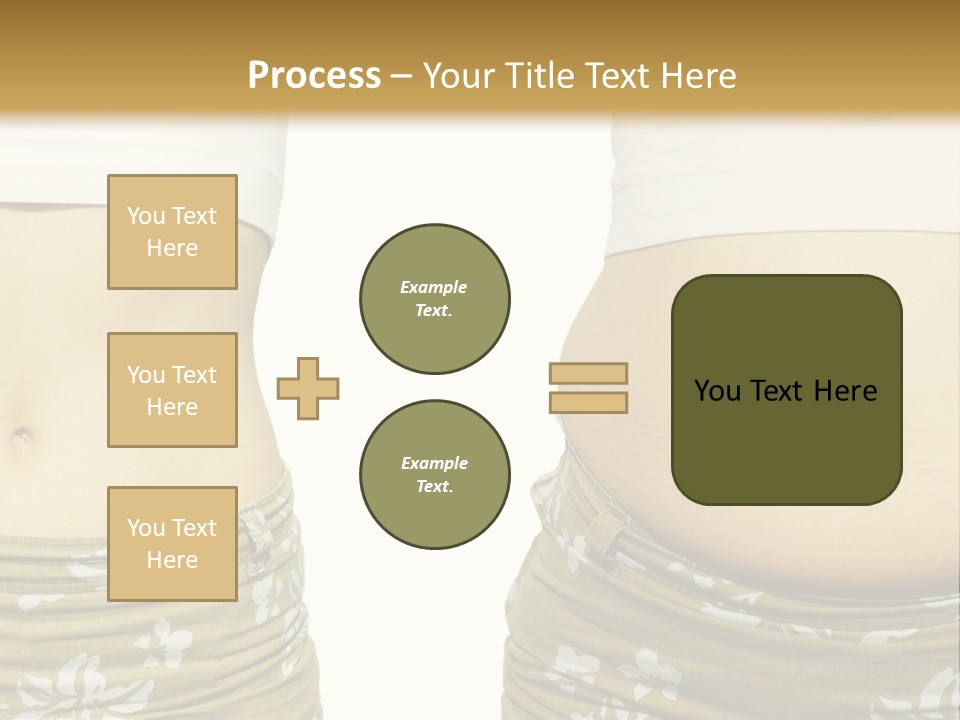 Stomach Thick Losing PowerPoint Template