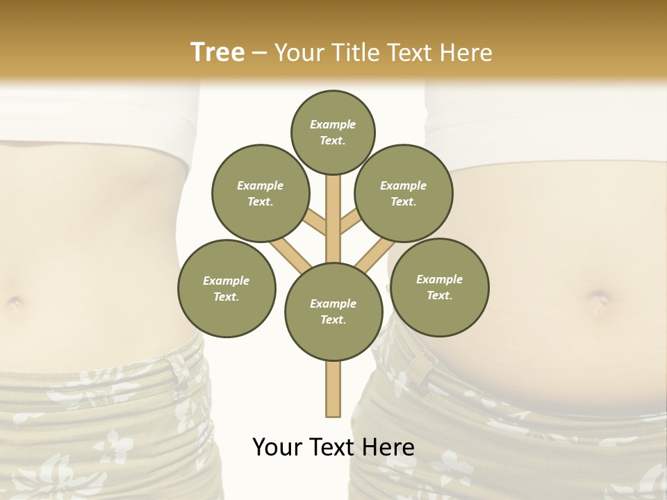 Stomach Thick Losing PowerPoint Template