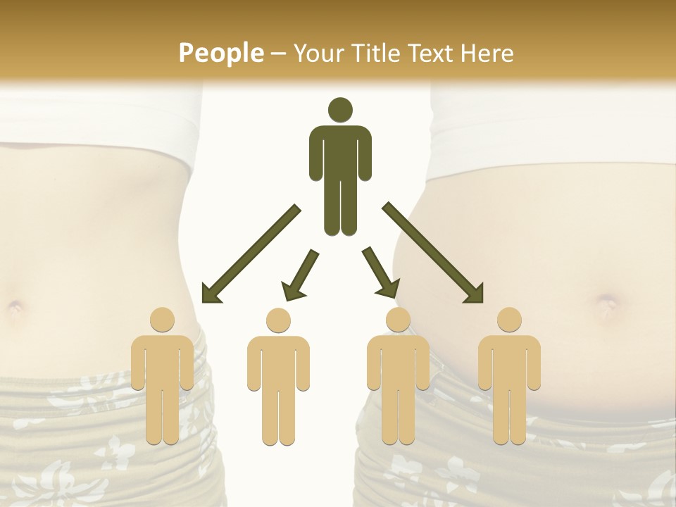 Stomach Thick Losing PowerPoint Template