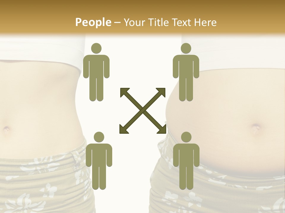 Stomach Thick Losing PowerPoint Template