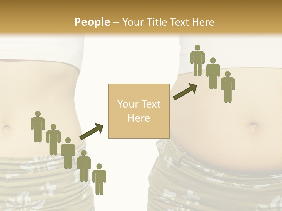 Stomach Thick Losing PowerPoint Template