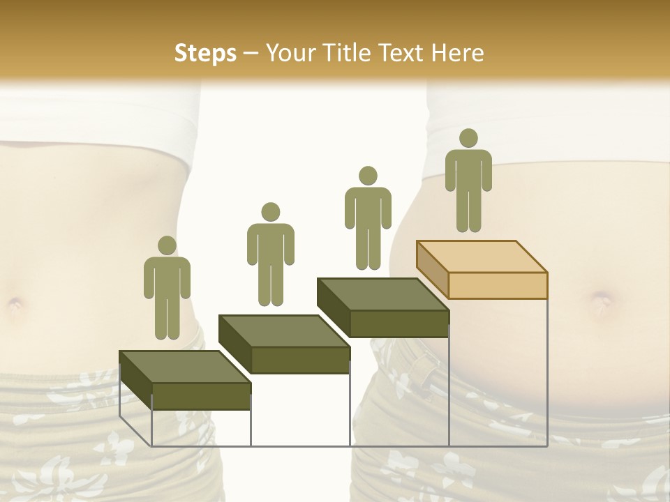 Stomach Thick Losing PowerPoint Template