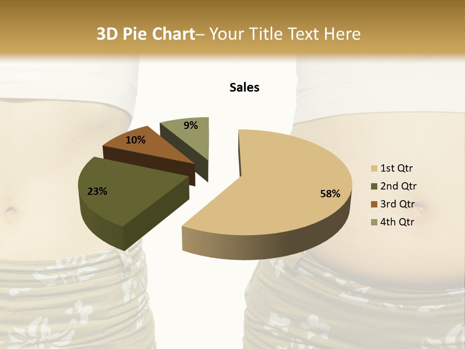 Stomach Thick Losing PowerPoint Template