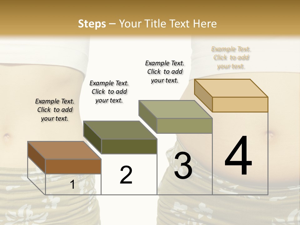 Stomach Thick Losing PowerPoint Template