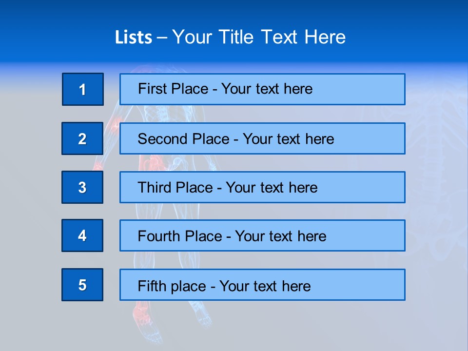 Ilium Painful Osteoporosis PowerPoint Template