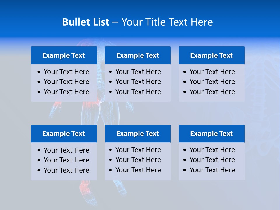 Ilium Painful Osteoporosis PowerPoint Template