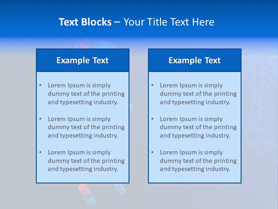 Ilium Painful Osteoporosis PowerPoint Template