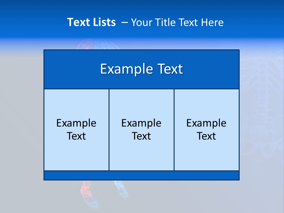 Ilium Painful Osteoporosis PowerPoint Template