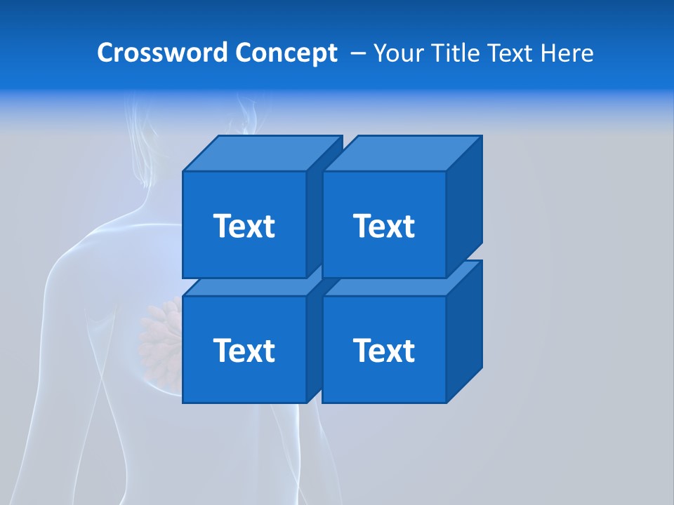 Anatomy Gland Mammary PowerPoint Template