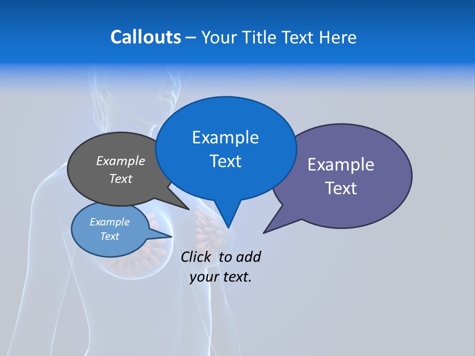 Anatomy Gland Mammary PowerPoint Template