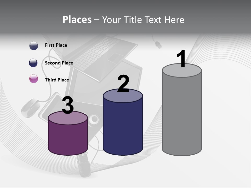 Movement Abstraction Columns PowerPoint Template
