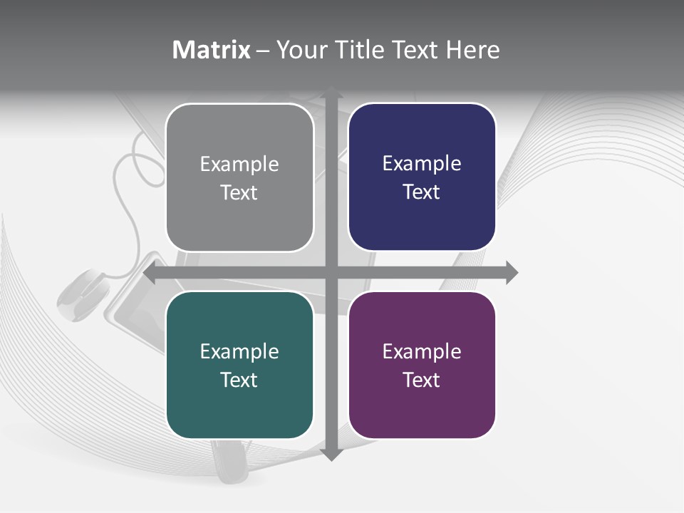 Movement Abstraction Columns PowerPoint Template