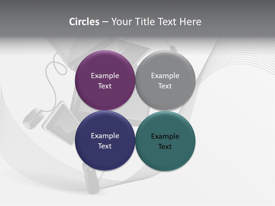 Movement Abstraction Columns PowerPoint Template