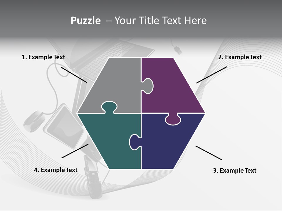 Movement Abstraction Columns PowerPoint Template