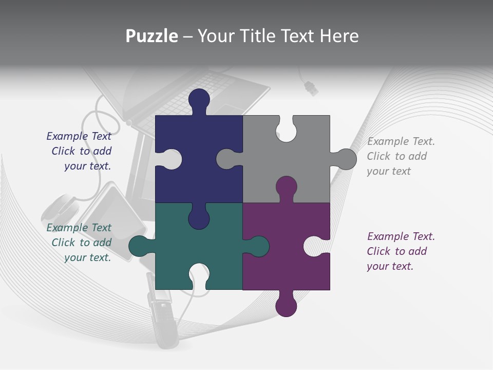 Movement Abstraction Columns PowerPoint Template