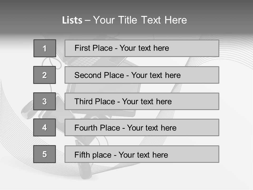 Movement Abstraction Columns PowerPoint Template
