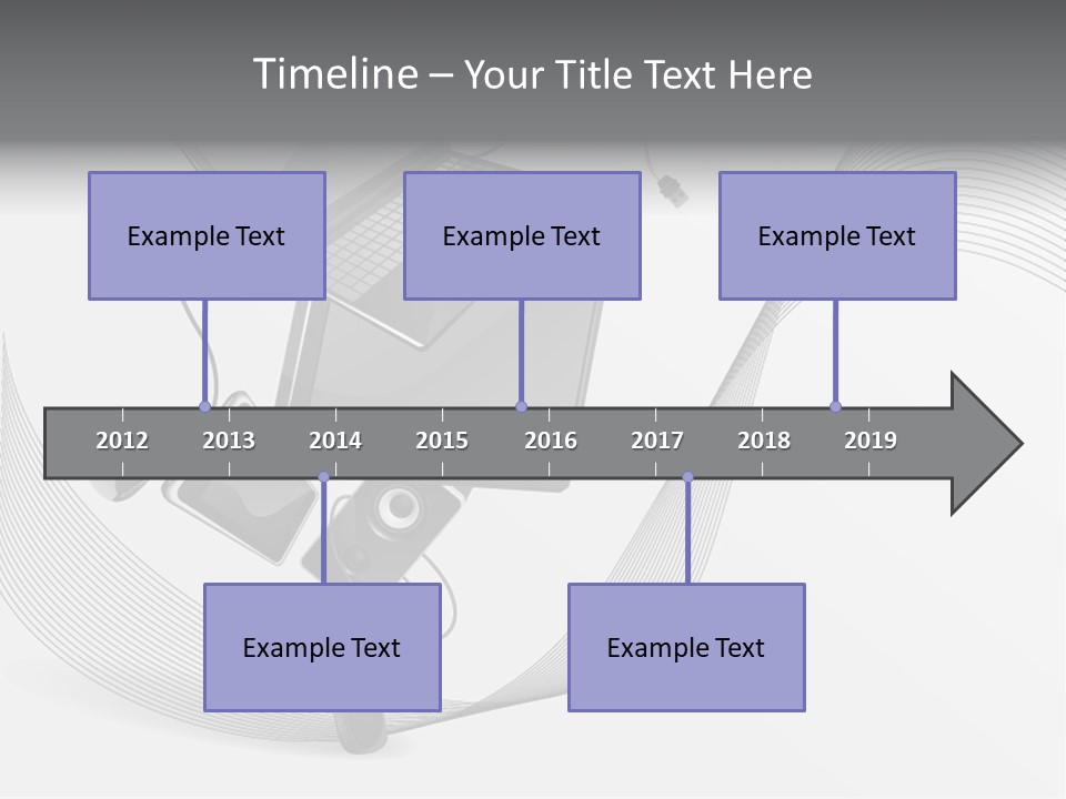 Movement Abstraction Columns PowerPoint Template