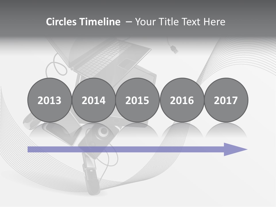 Movement Abstraction Columns PowerPoint Template