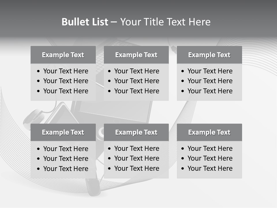 Movement Abstraction Columns PowerPoint Template