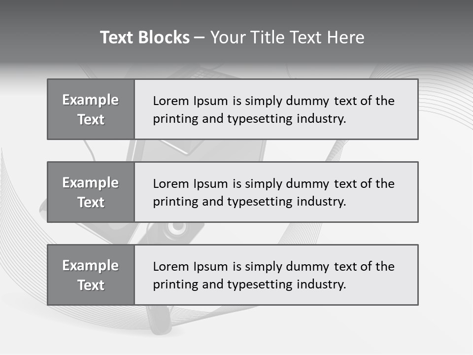 Movement Abstraction Columns PowerPoint Template