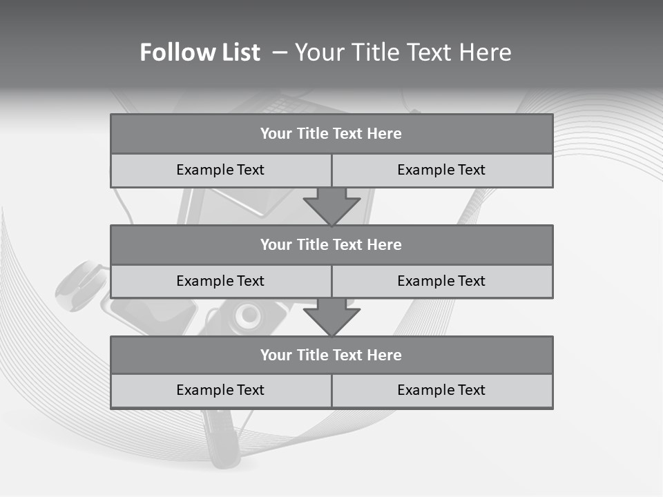 Movement Abstraction Columns PowerPoint Template