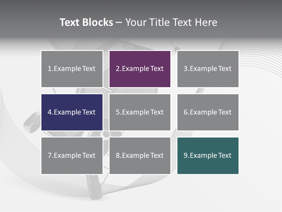 Movement Abstraction Columns PowerPoint Template