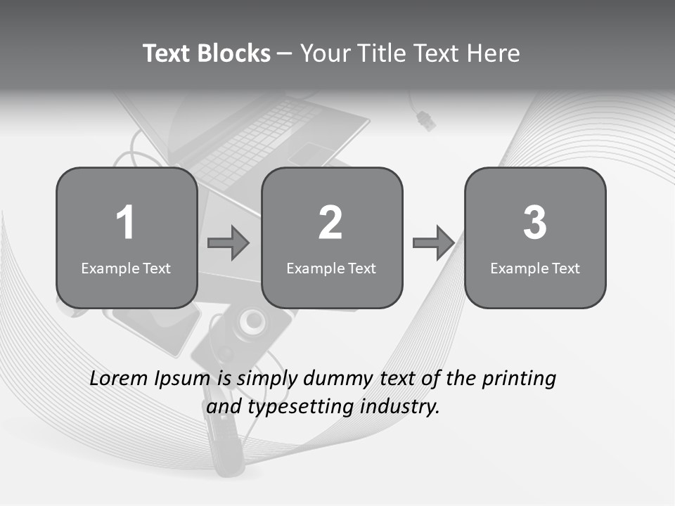 Movement Abstraction Columns PowerPoint Template