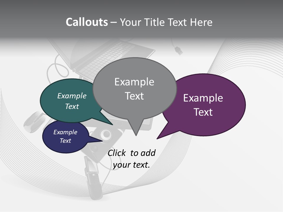 Movement Abstraction Columns PowerPoint Template