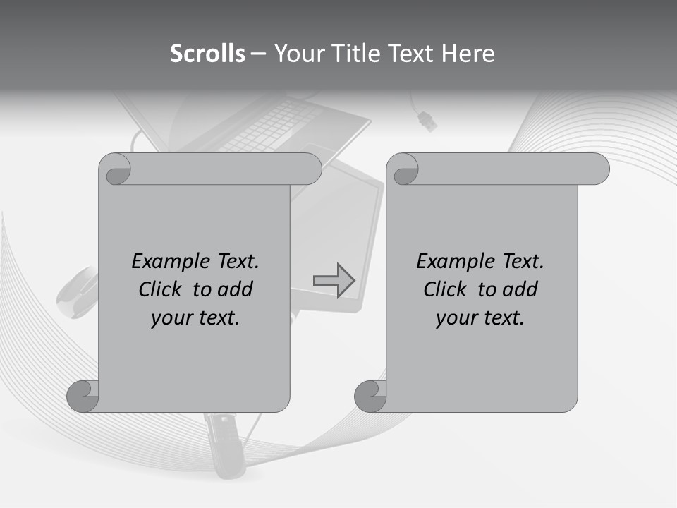 Movement Abstraction Columns PowerPoint Template