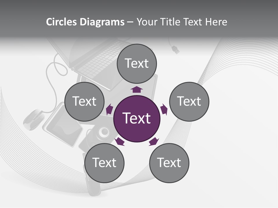 Movement Abstraction Columns PowerPoint Template