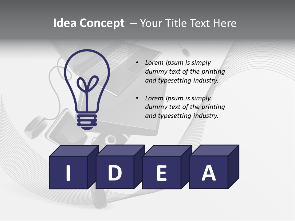 Movement Abstraction Columns PowerPoint Template