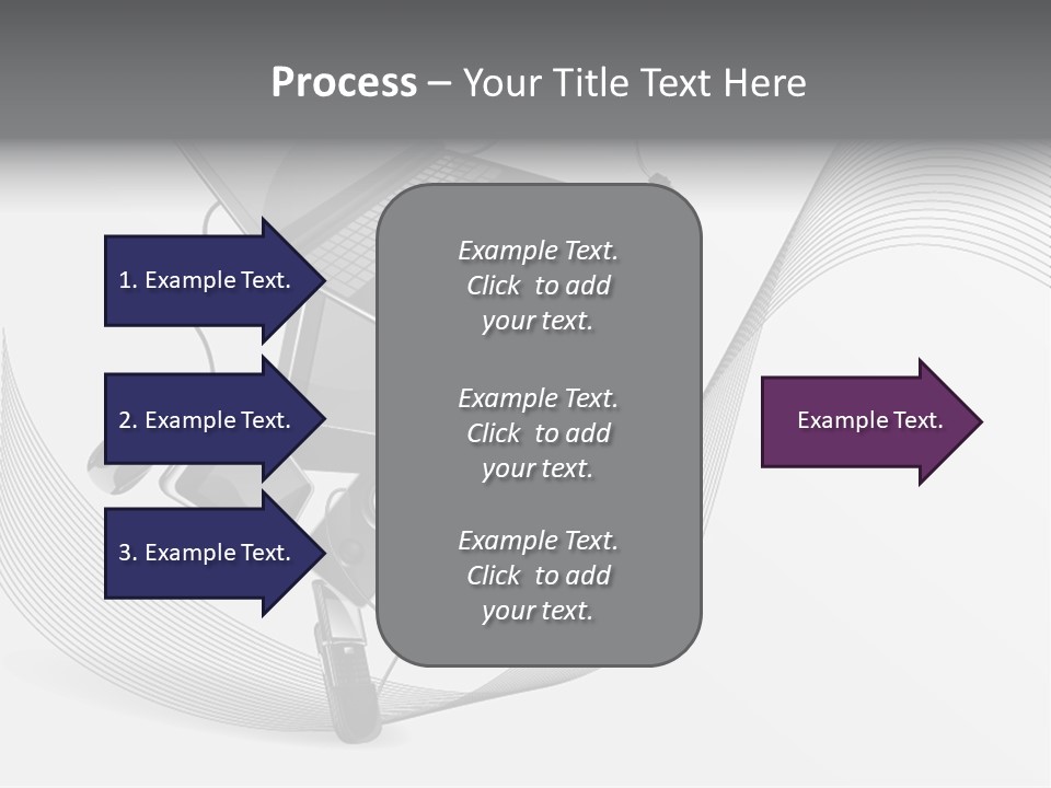 Movement Abstraction Columns PowerPoint Template