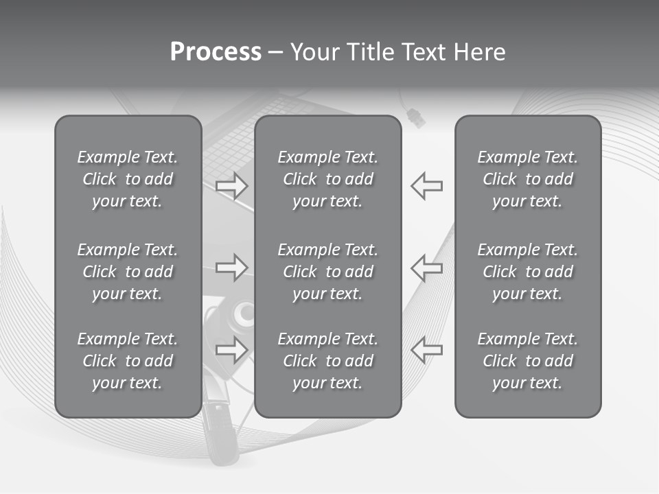 Movement Abstraction Columns PowerPoint Template